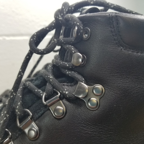 Cole Haan Zero Grande black leather water resistant hiking boots